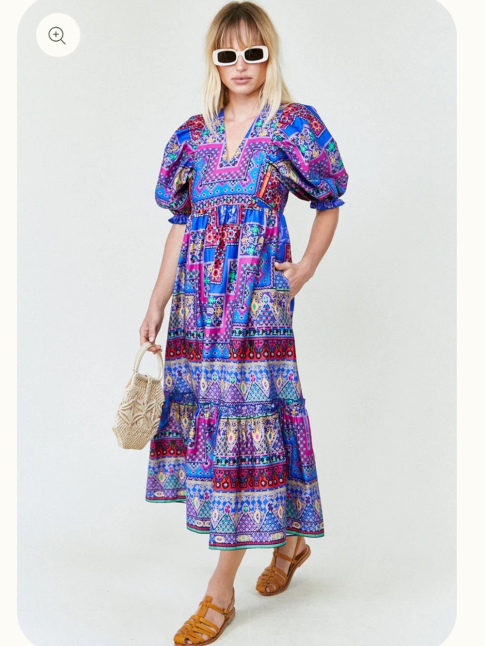 HUNTER BELL Palmer Maxi Dress Sz Small